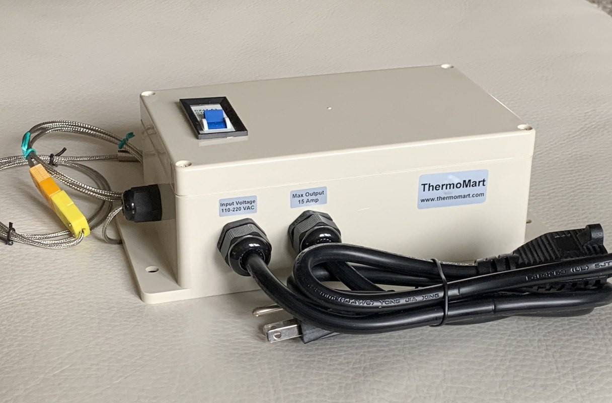Plug & Play PID Programmable Temperature Controller Box SSR Kiln Annealing Glaze