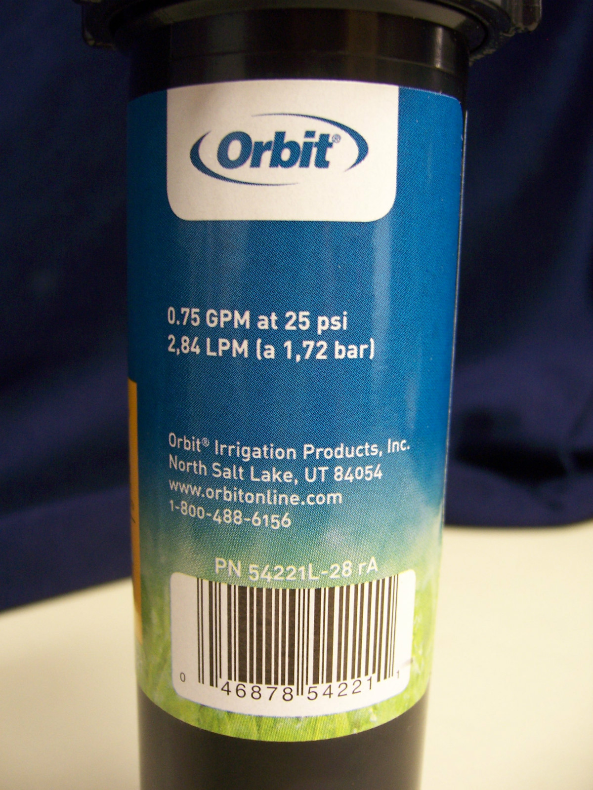 5pcs ORBIT 54221 TWIN SPRAY 4″ BRASS POP-UP SPRINKLER 90 DEGREES, 10-15′
