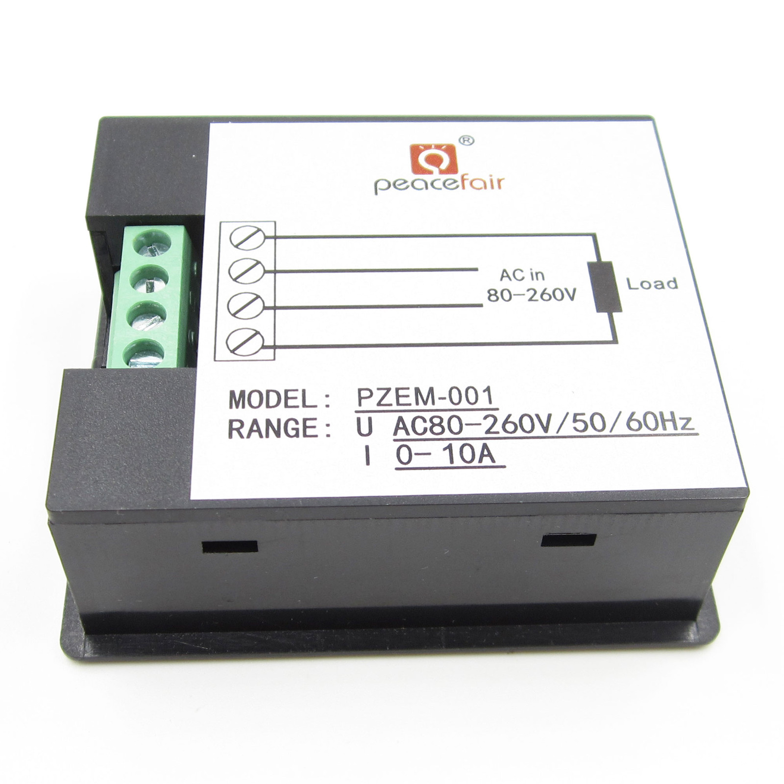 10A AC 260V Digital LCD Panel Voltage Meter Power Energy Ammeter Voltmeter