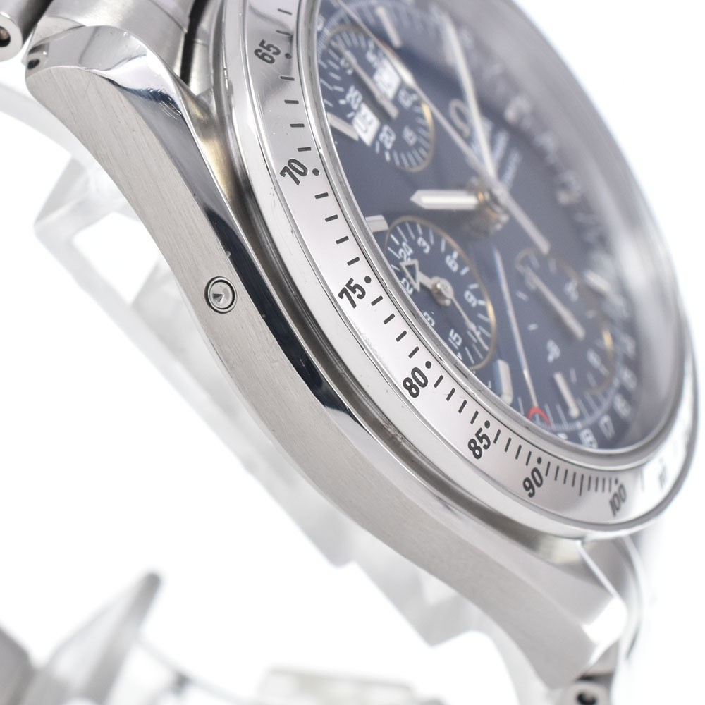 OMEGA Speedmaster Day-Date Triple Calendar Watch Auto Blue Dial 3523.80 Men Auth