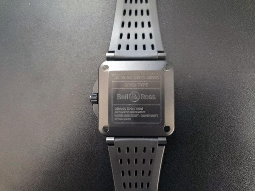 Bell & Ross BR03-92 Diver Automatic Watch Steel Black Dial Date 300m Bezel