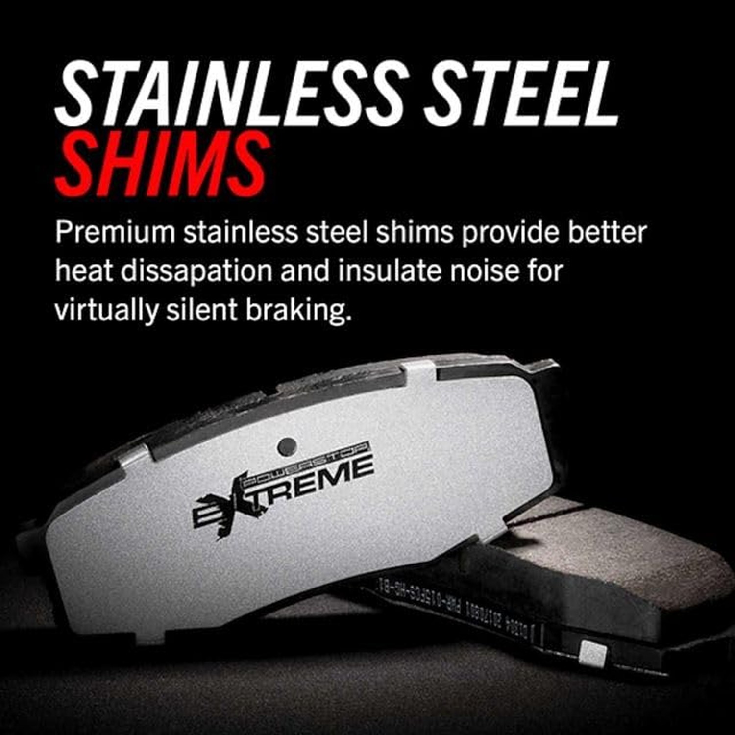 Power Stop Z26-1049 Z26 Extreme Performance Carbon-Ceramic Front Brake Pad Se…