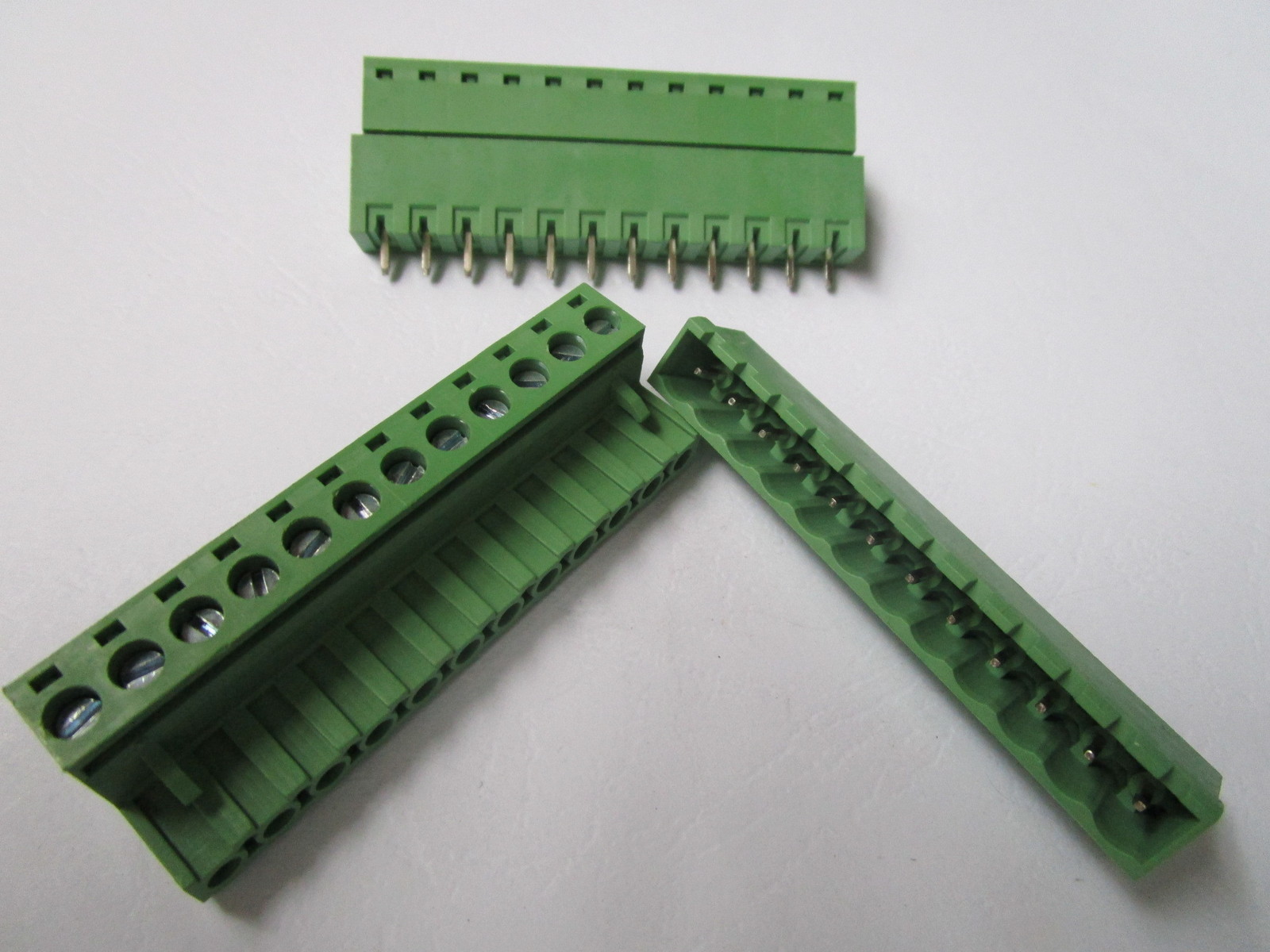 30 pcs Close Straight 12pin 5.08mm Screw Terminal Block Connector Pluggbale Type