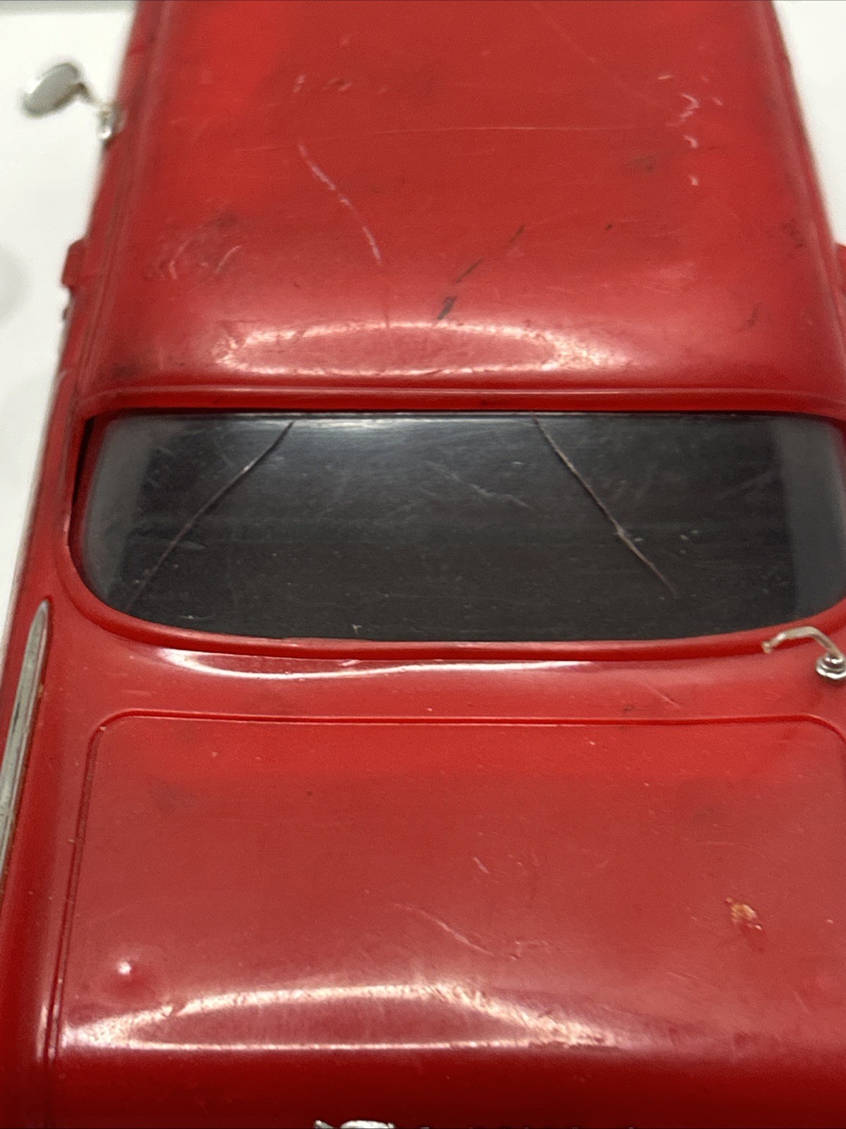 Works! Vintage New Bright 1957 Chevy w/Remote Red RC Car Lights 1986