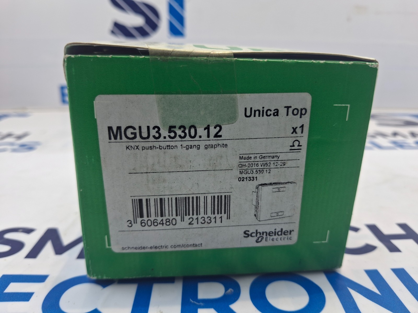 SCHNEIDER MGU3.530.12 UNICA KNX PUSH BUTTON 2 WAY 10 A 24 V DC – 2M