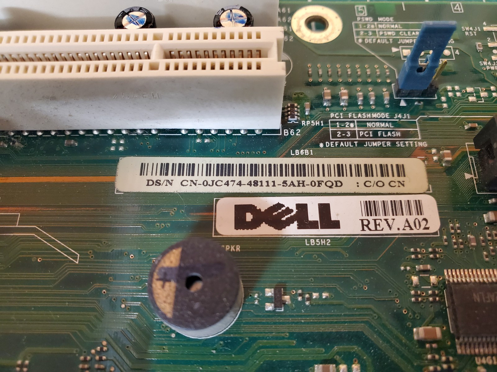 Genuine Dell Dimension E310 Motherboard (CN-0JC474) 1GB RAM, 2.80 pentium 4 Cpu