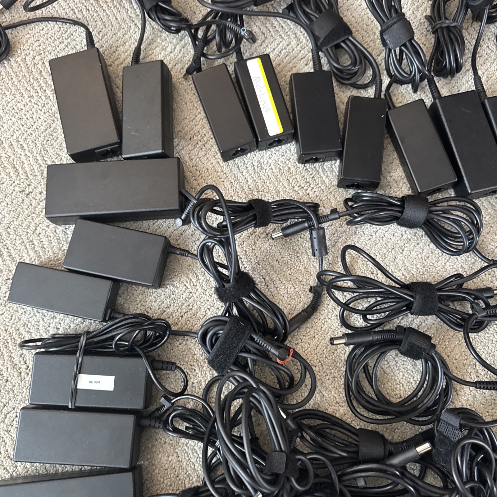 Lot of 39 HP AC Adapters. Multiple Models. Some Used Some New. Listing Untested