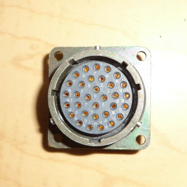 1 Bendix ms3112E18-32S Mil Spec Circular Connector Plug 32 pS Gold ampheonol ITT