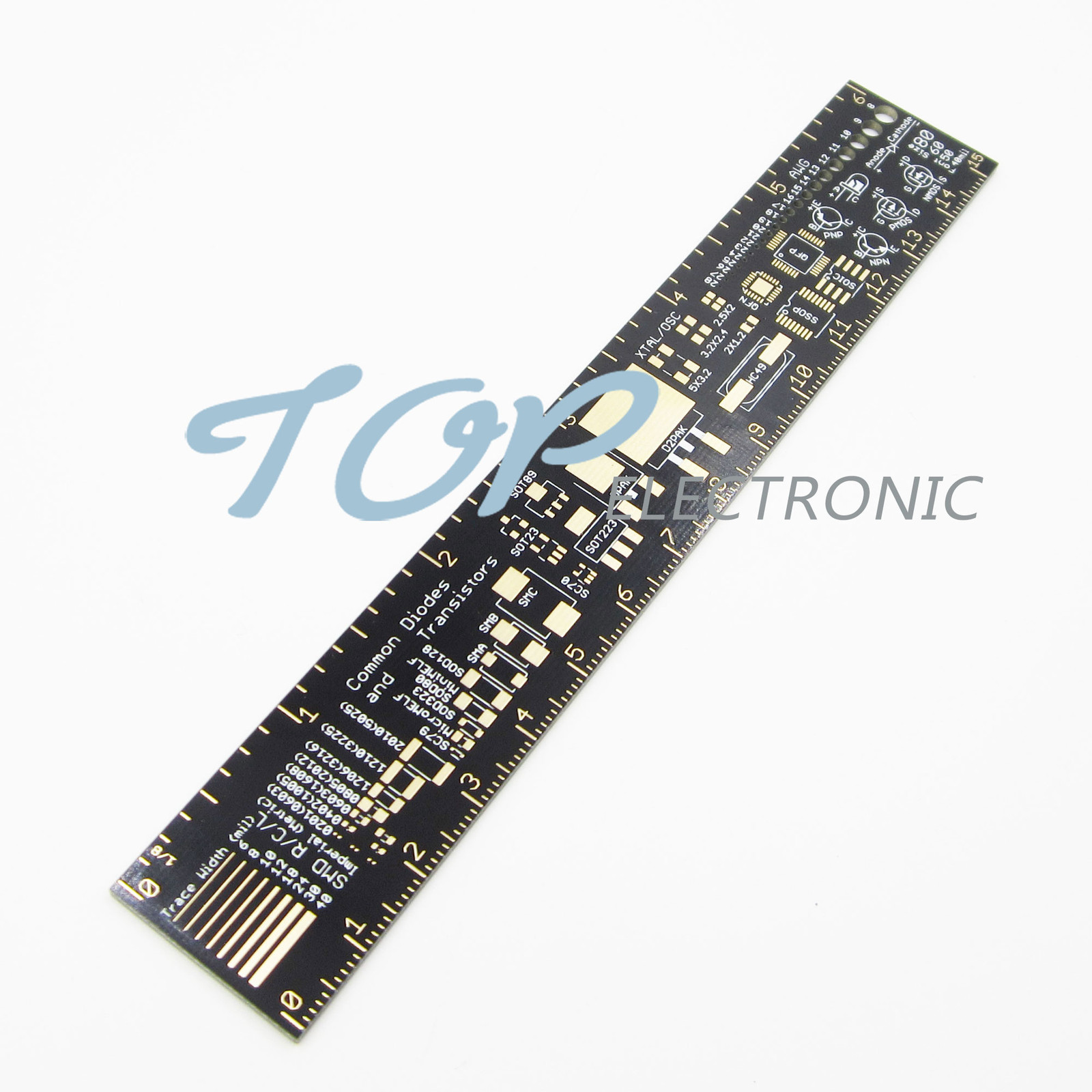 NEW Duinopeak PCB Ruler v2 – 6″ for Electronic Geeks/Engineers/Makers/Arduino