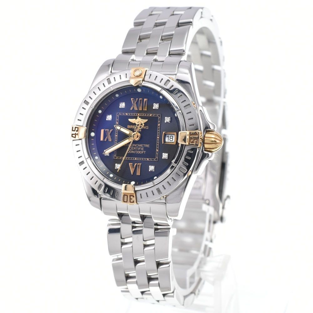 BREITLING Watch B71356 Cockpit Lady 8P Diamond Black Quartz 32mm Women’s w/Box