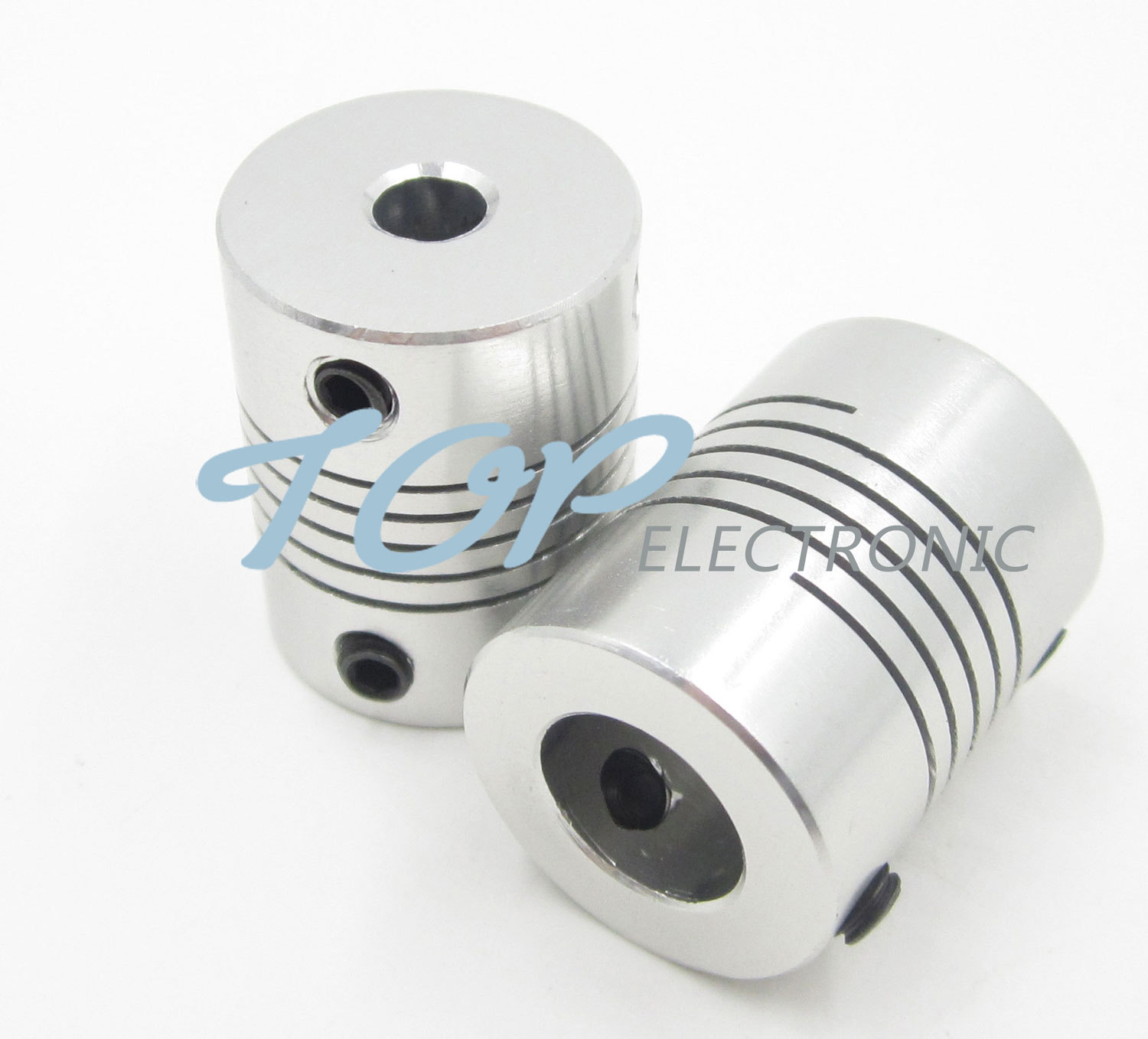2PCS 5mmx8mm CNC Motor 3D PrinterJaw Shaft Coupler 5mm-8mm Flexible Coupling 5×8