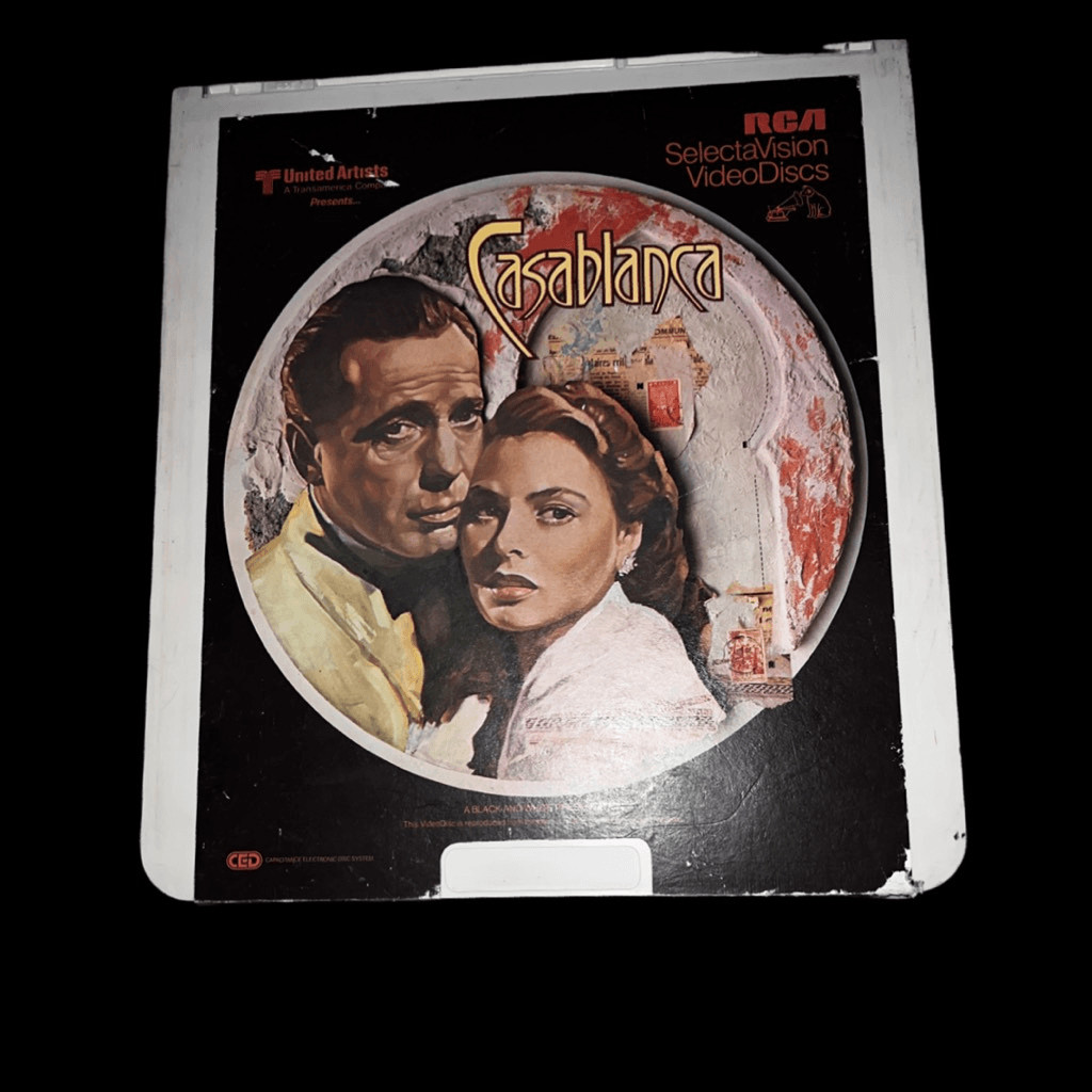 Vintage United Artist Casablanca RCA Selectavision Videodisc Video Disc