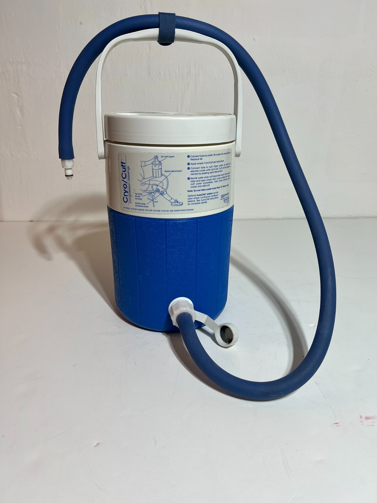 Aircast Cryo/Cuff Gravity Fed Cooler & Hose system (Cooler & Hose Only)