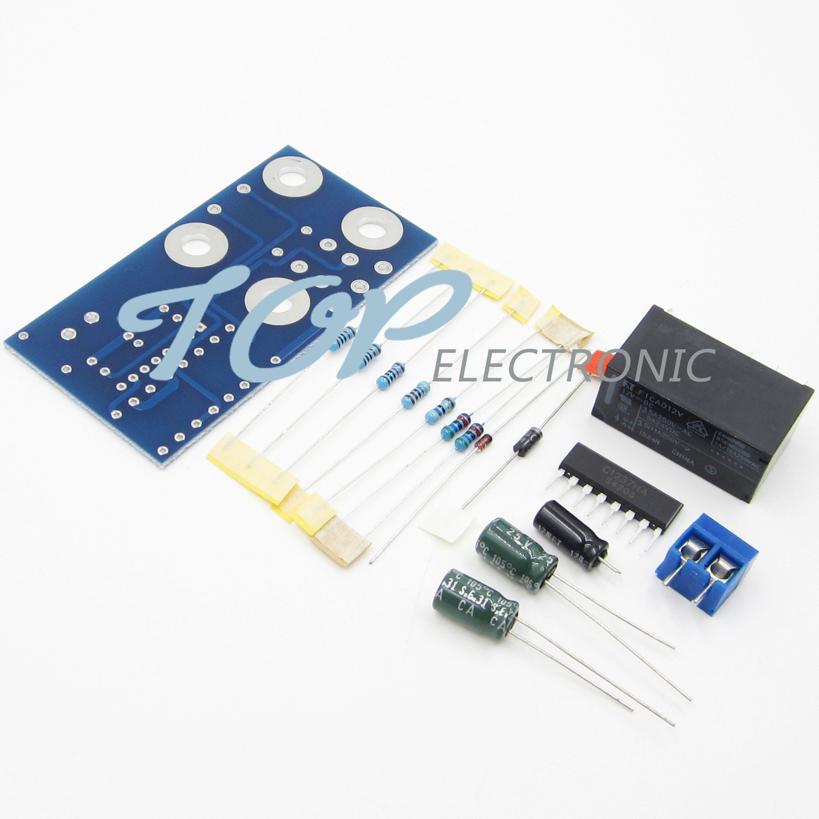 Dual channel UPC1237 Speaker Protection Board DC Boot Delay Protection DIY Kit