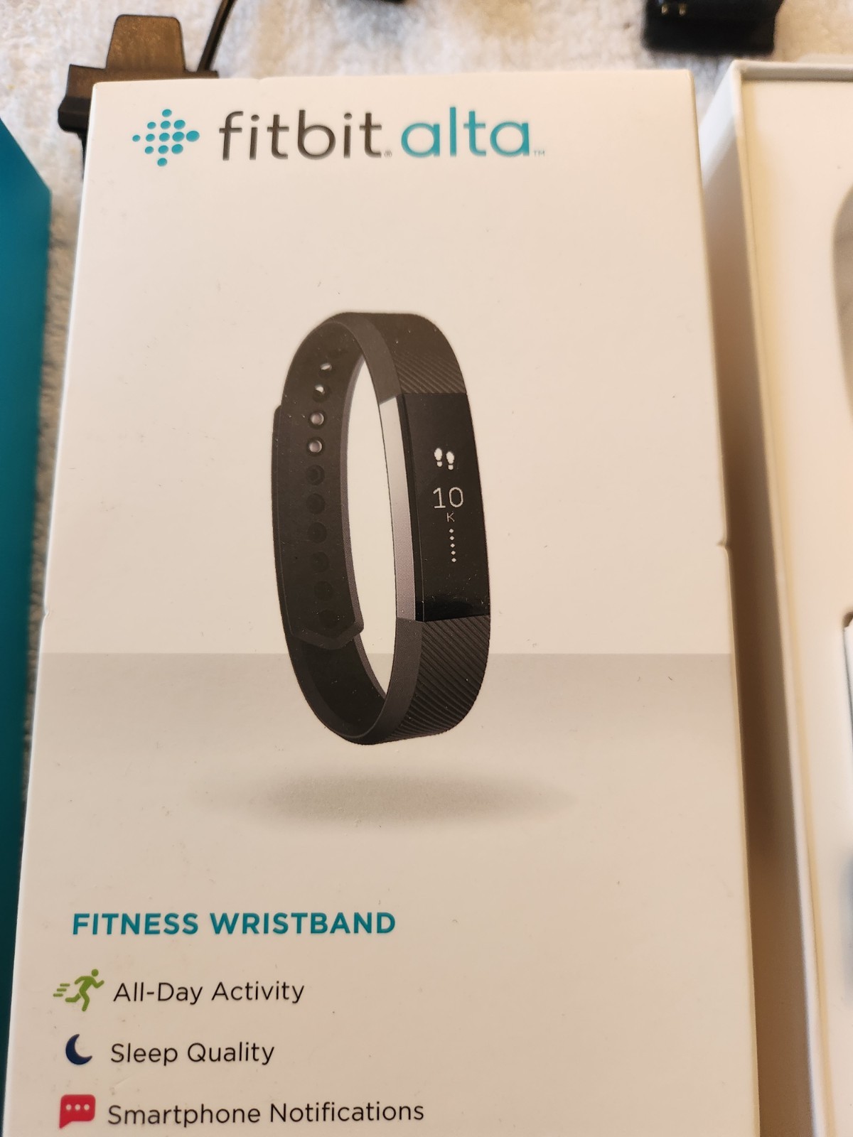 Lot Of 2 Fitbit Watches + Bands + Charging Cables + Boxes Need New Battery