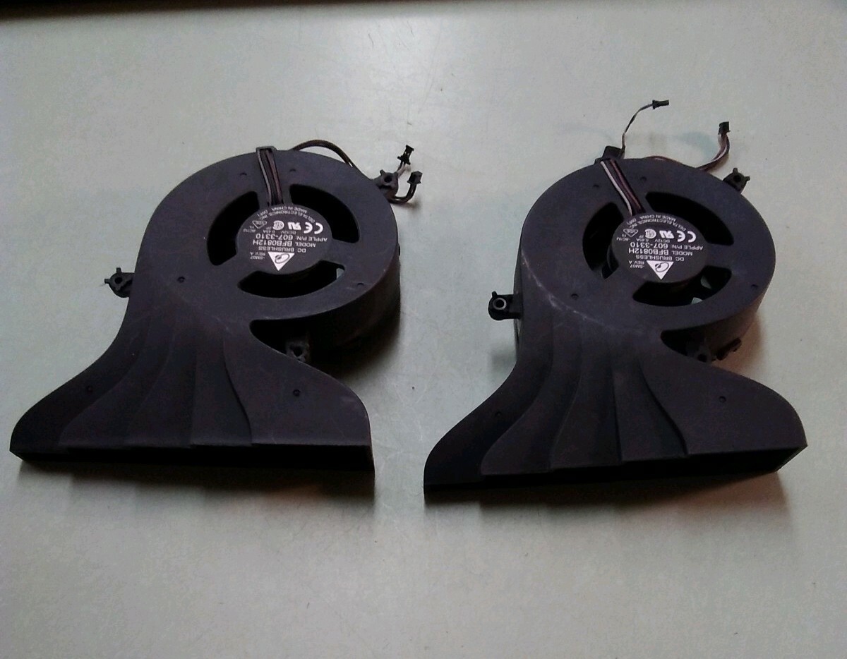 LOT OF 2 APPLE COOLING FAN 620-3758 BFB0812H DC12V 0.04A
