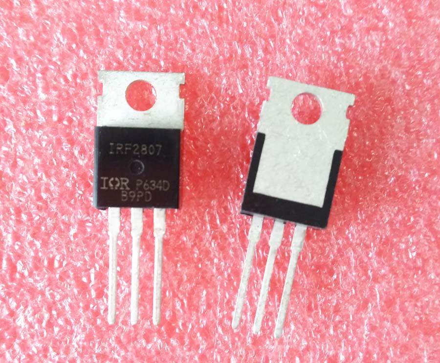 50pcs New IRF2807 Power MOSFET N-Channel IR TO-220