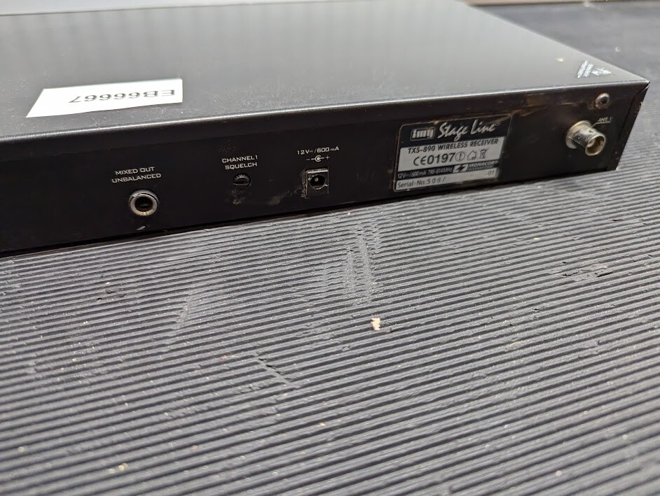 IMG Stageline TXS-890 Wireless Receiver – Used, Working, Scratched