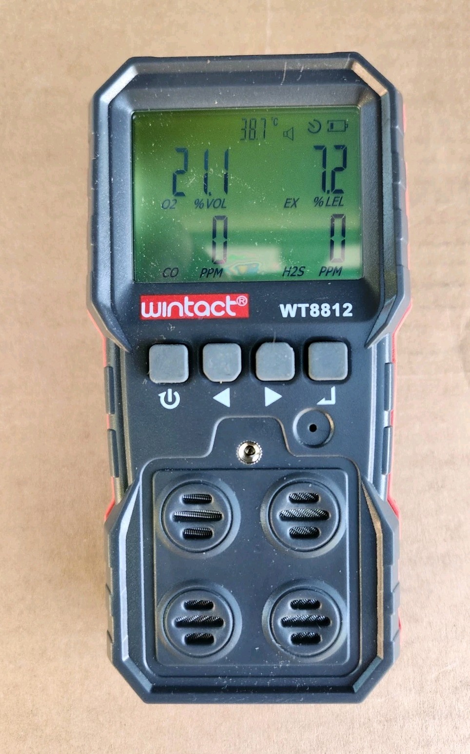 DEAD PIXEL – Wintact WT8812 Digital 4-in-1 Compound Gas Monitor CO H2S O2