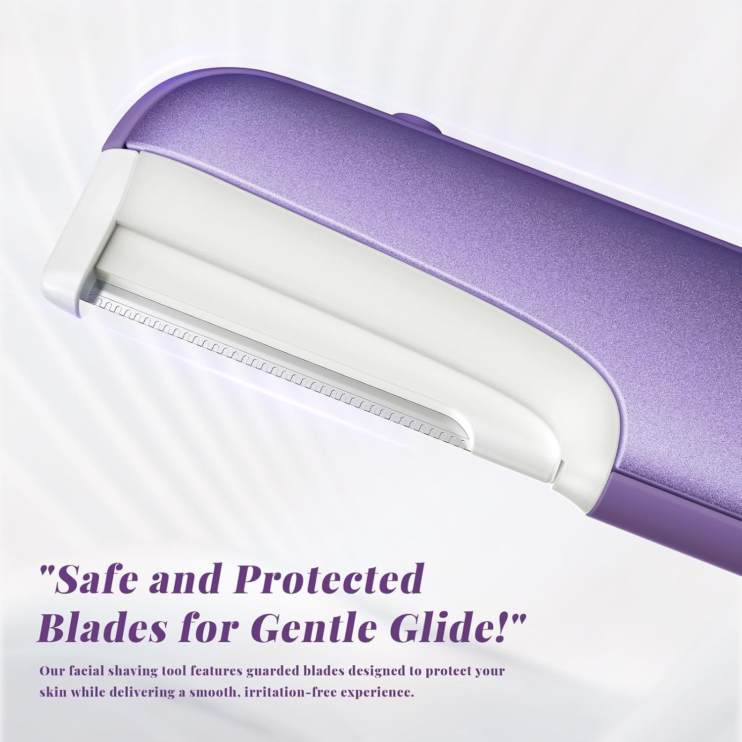 Dermaplaning Tool for Women – Facial Exfoliation & Peach Fuzz Hair Removal with