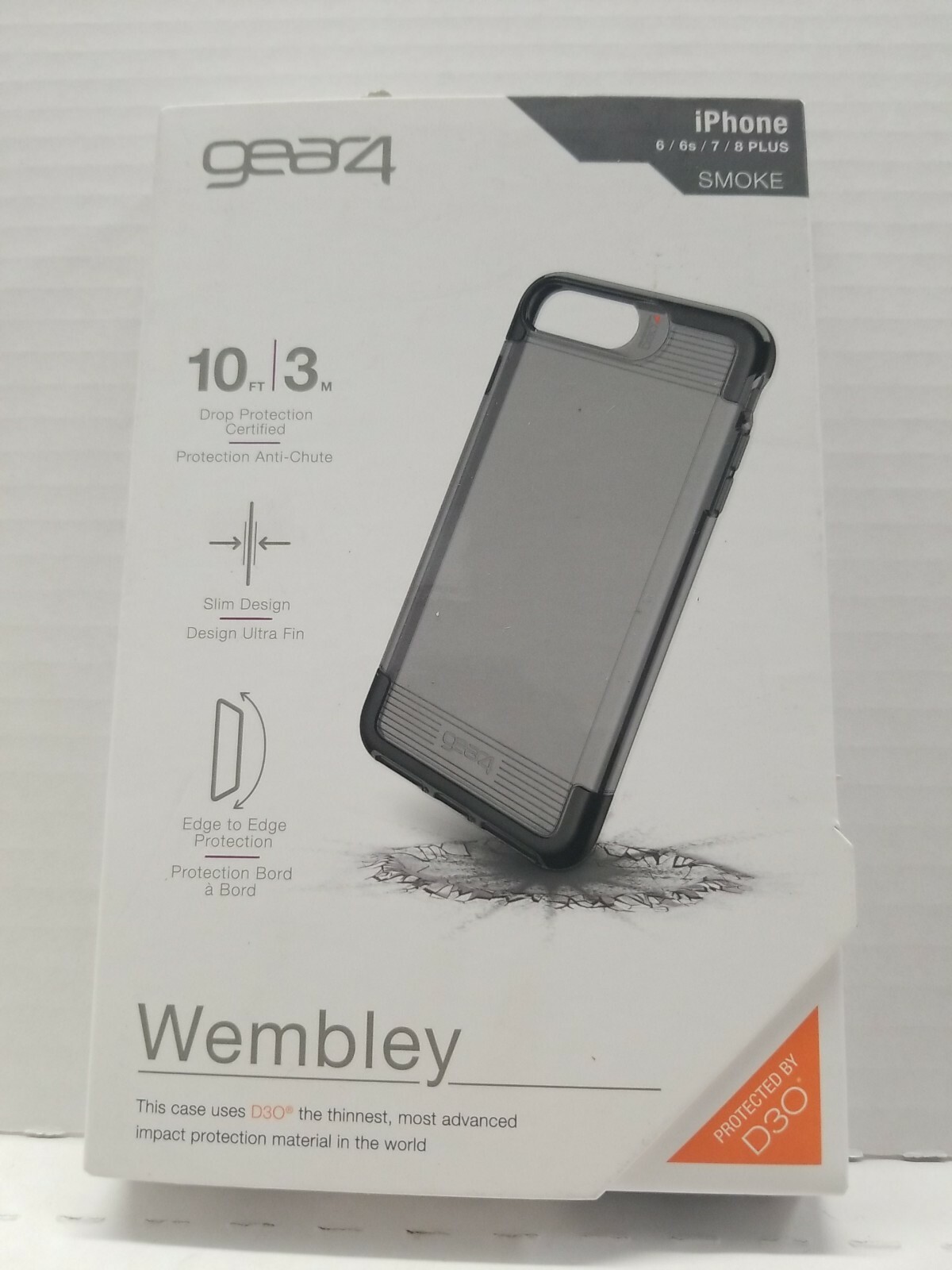 🛑 Gear4 Apple iPhone XS Max Wembley Case – Smokey Black