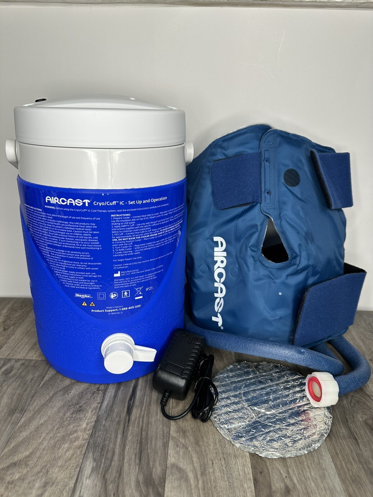 Cryo/Cuff Cryocuff Cooler Therapy Motorized IC Compression Knee Size Large