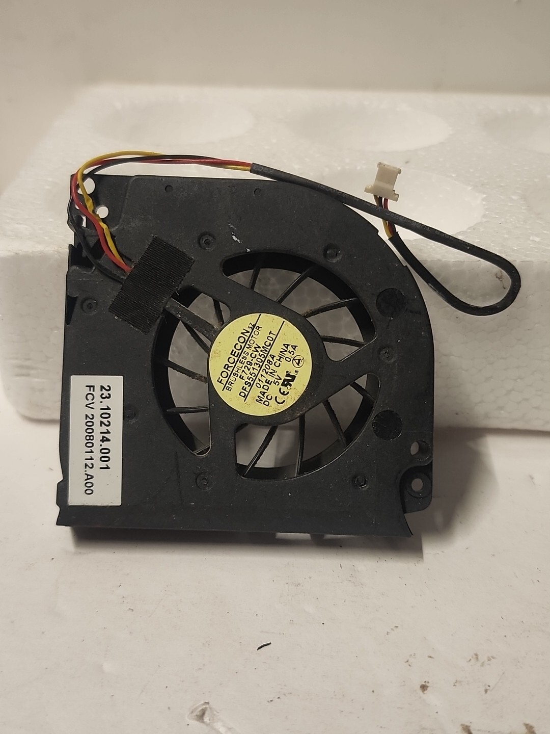 DFS551305m0t Laptop Cooling Fan FB729-cw 6X58Y A00DC 5V 0.5A 7.3CFM 👍