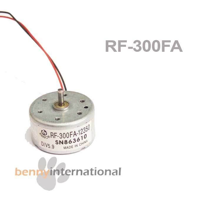 10x 3V MABUCHI MOTOR RF-300FA – 6V SOLAR SPINDLE