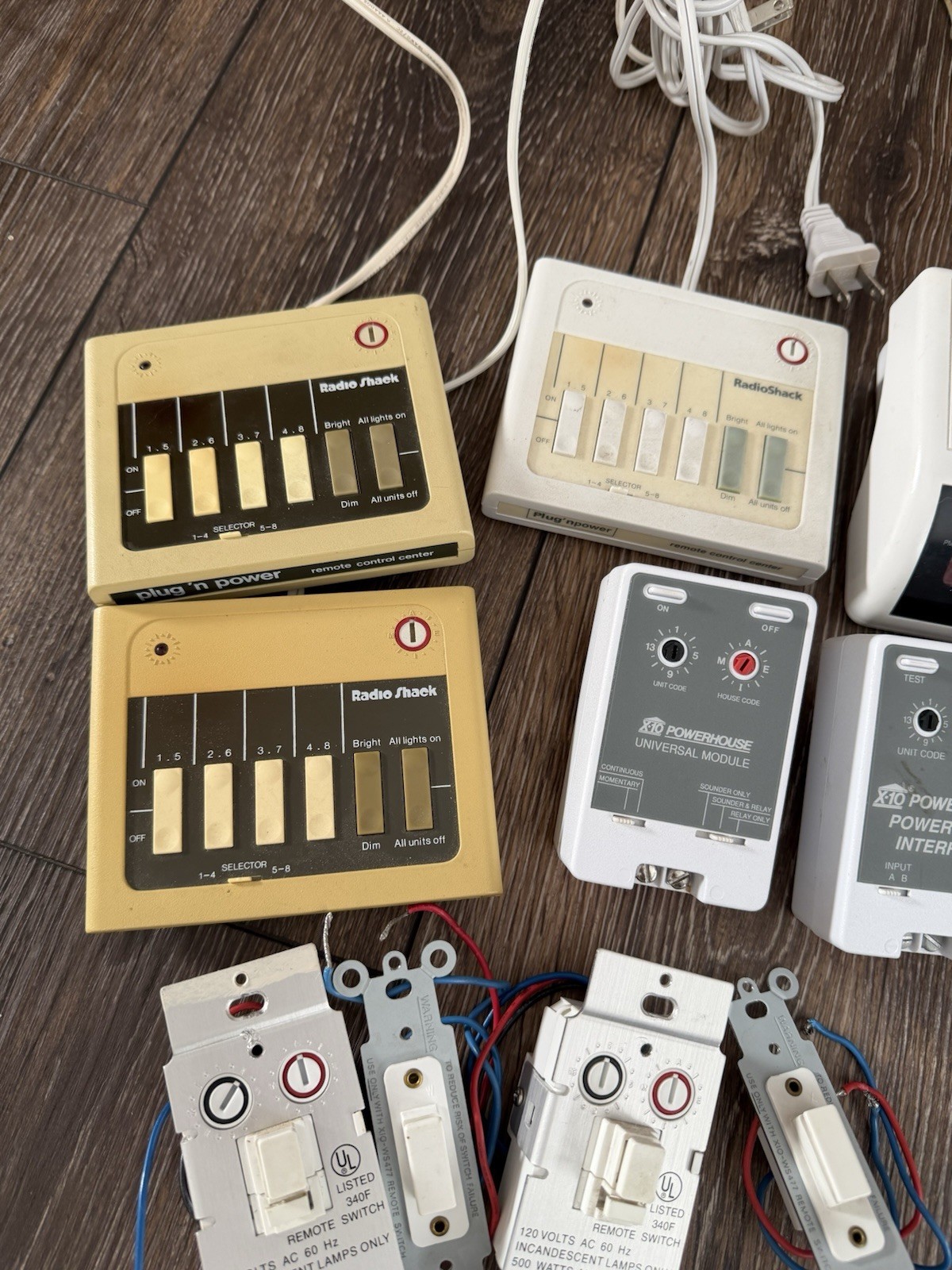 RadioShack Plug ‘n Power Home Automation Remote Control Mixed Lot