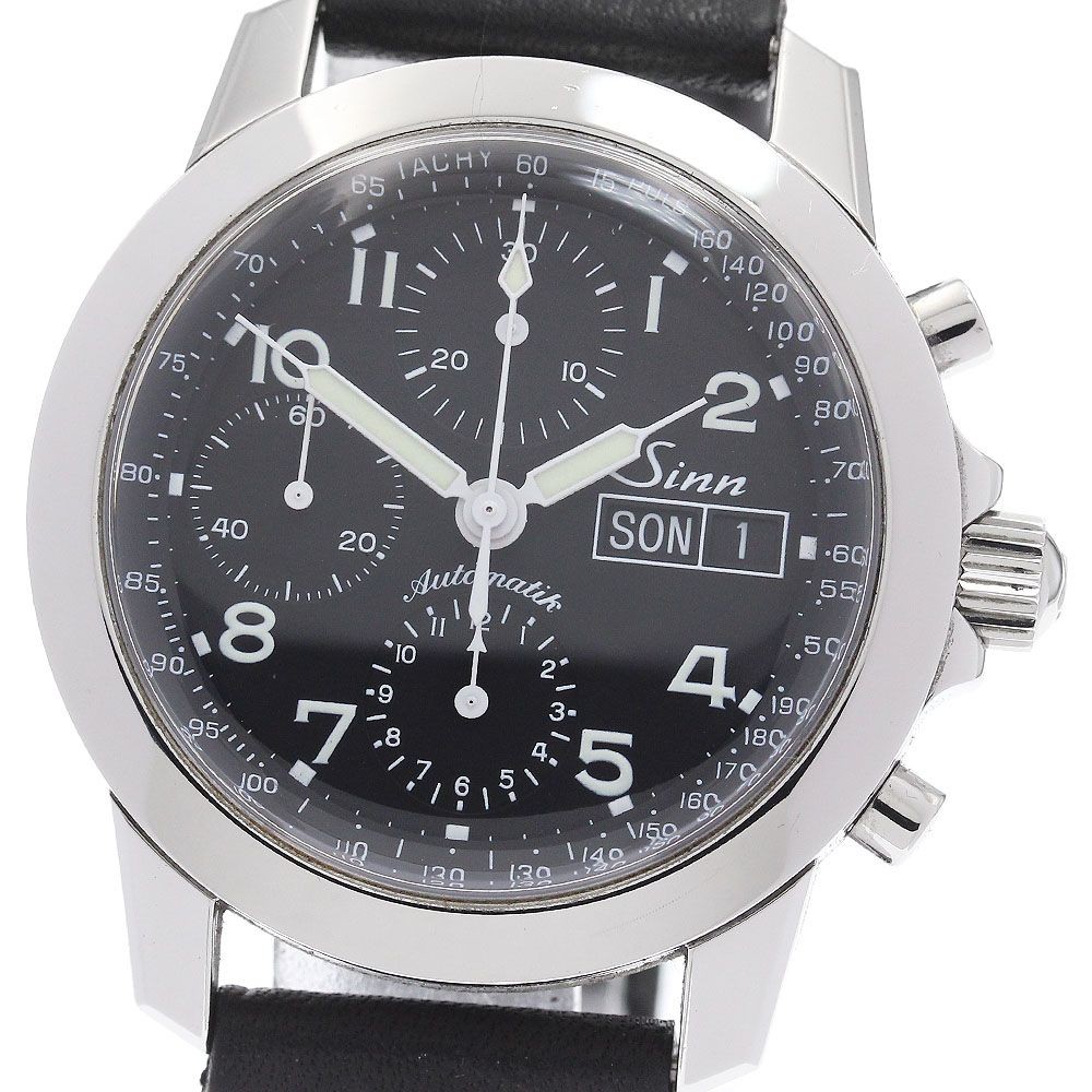 Sinn Watch 103 Chronograph Day-Date Black Dial 40mm Automatic Men’s w/Warranty