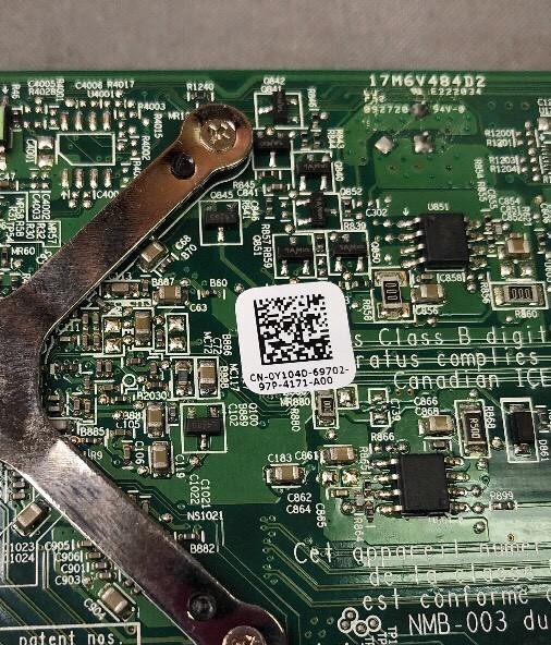 ATI Radeon B629 PCIe Low Profile Graphics Card 102B6290200 0Y104D WITH CABLE