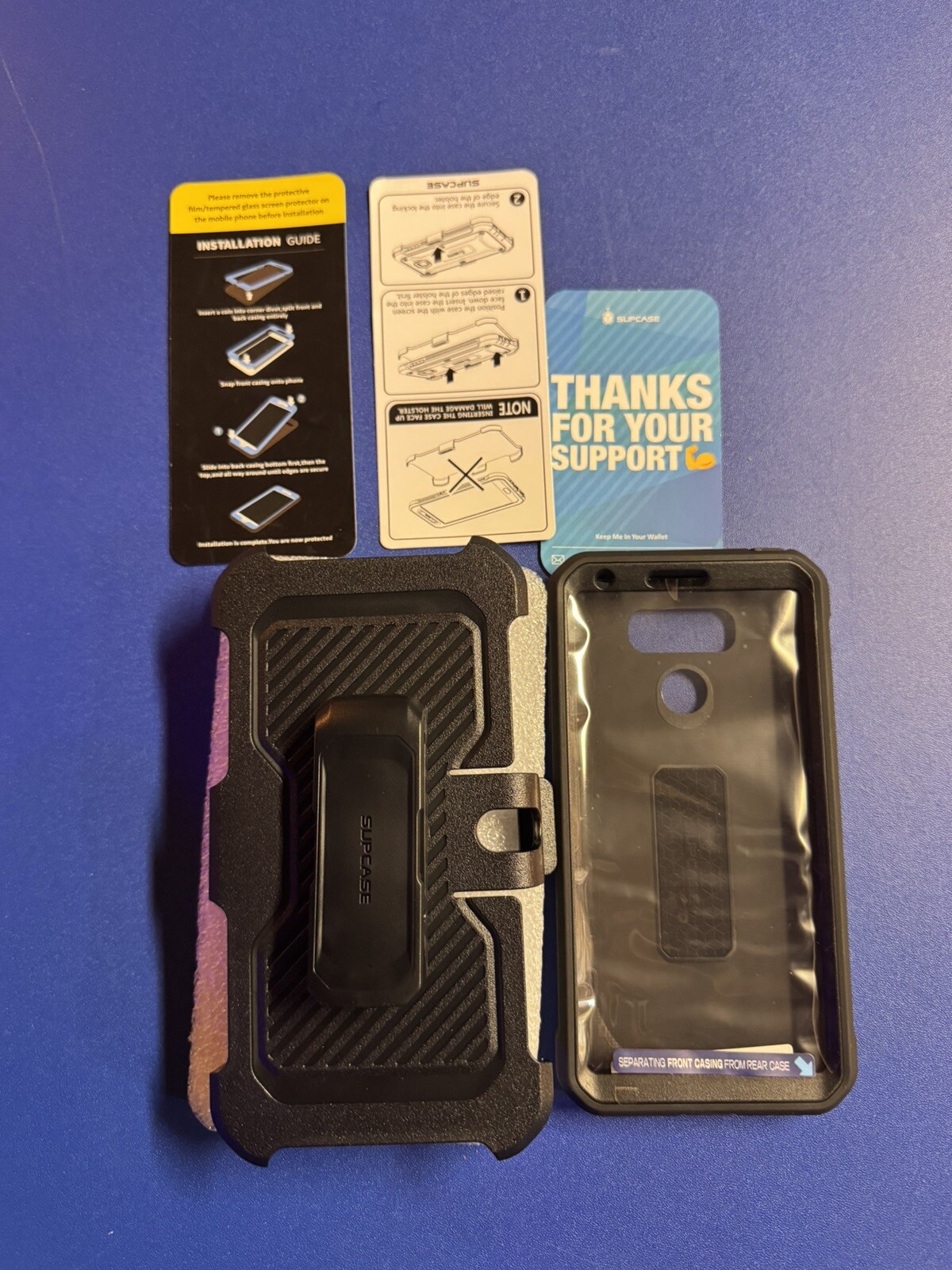 SUPCASE Unicorn Beetle UBPRO Series Full-Body Rugged Holster Case for LG G6