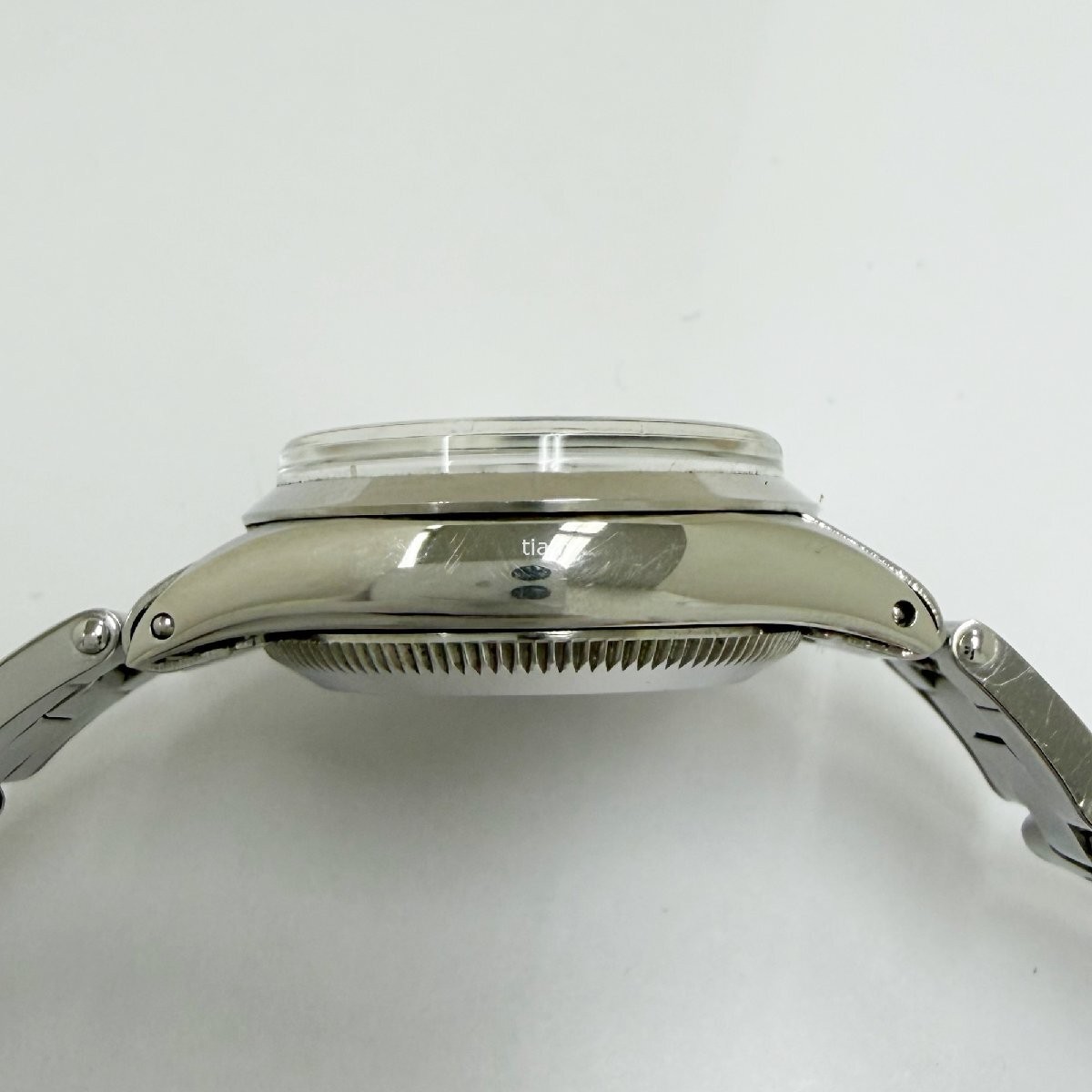 ROLEX 6516 Oyster Perpetual Date 1957 Automatic Silver SS 1130