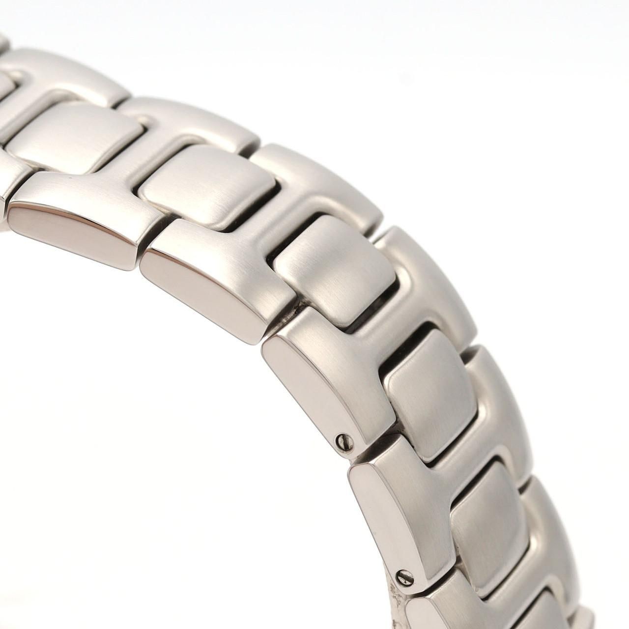 Tutima Seven Seas S 6156-02 Automatic Black Dial Silver Band Mens Watch Auth