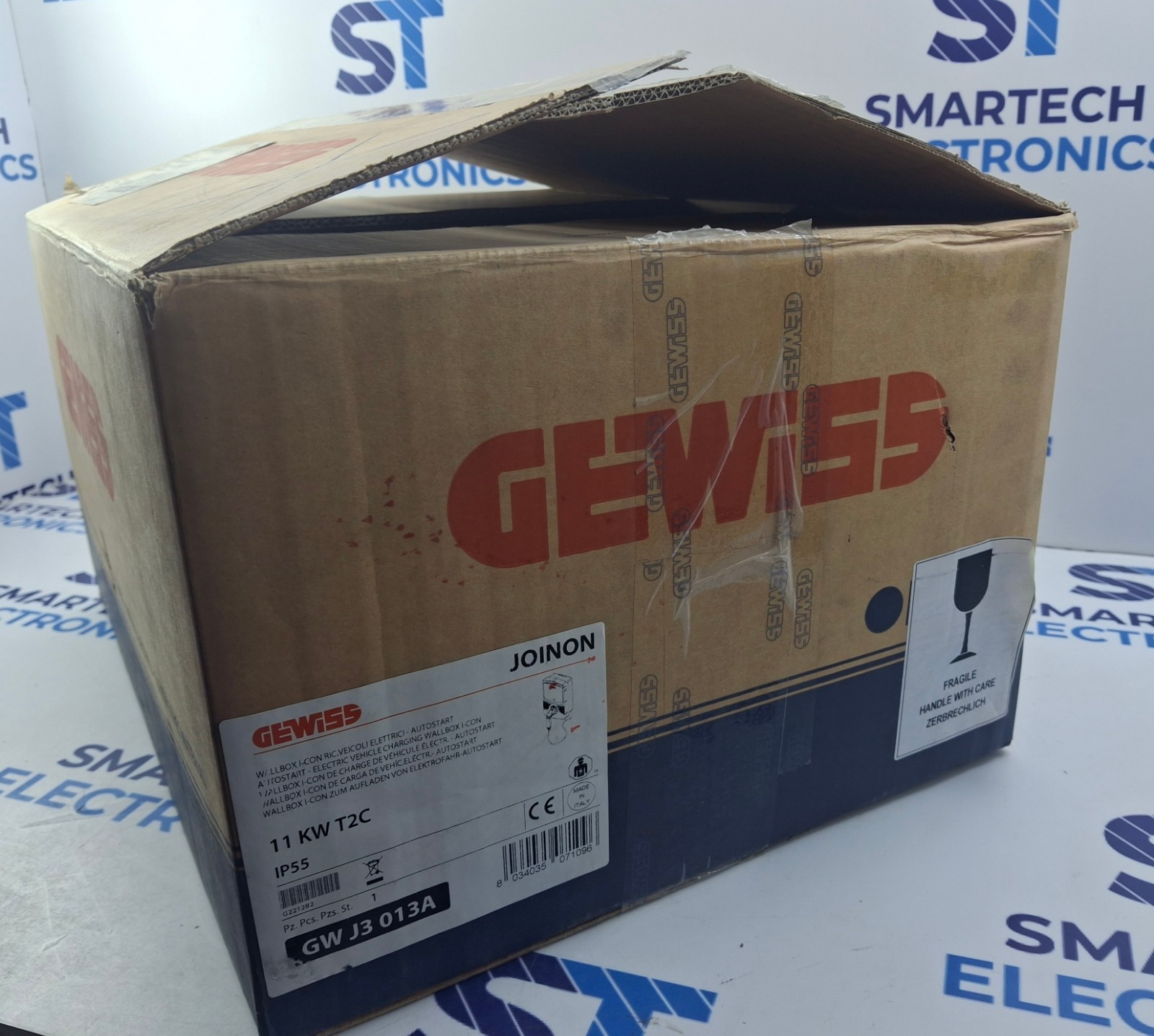 GWJ3013A GEWISS 11Kw EV Charger with Cable and 1 Plug Tupe 2 Autostart