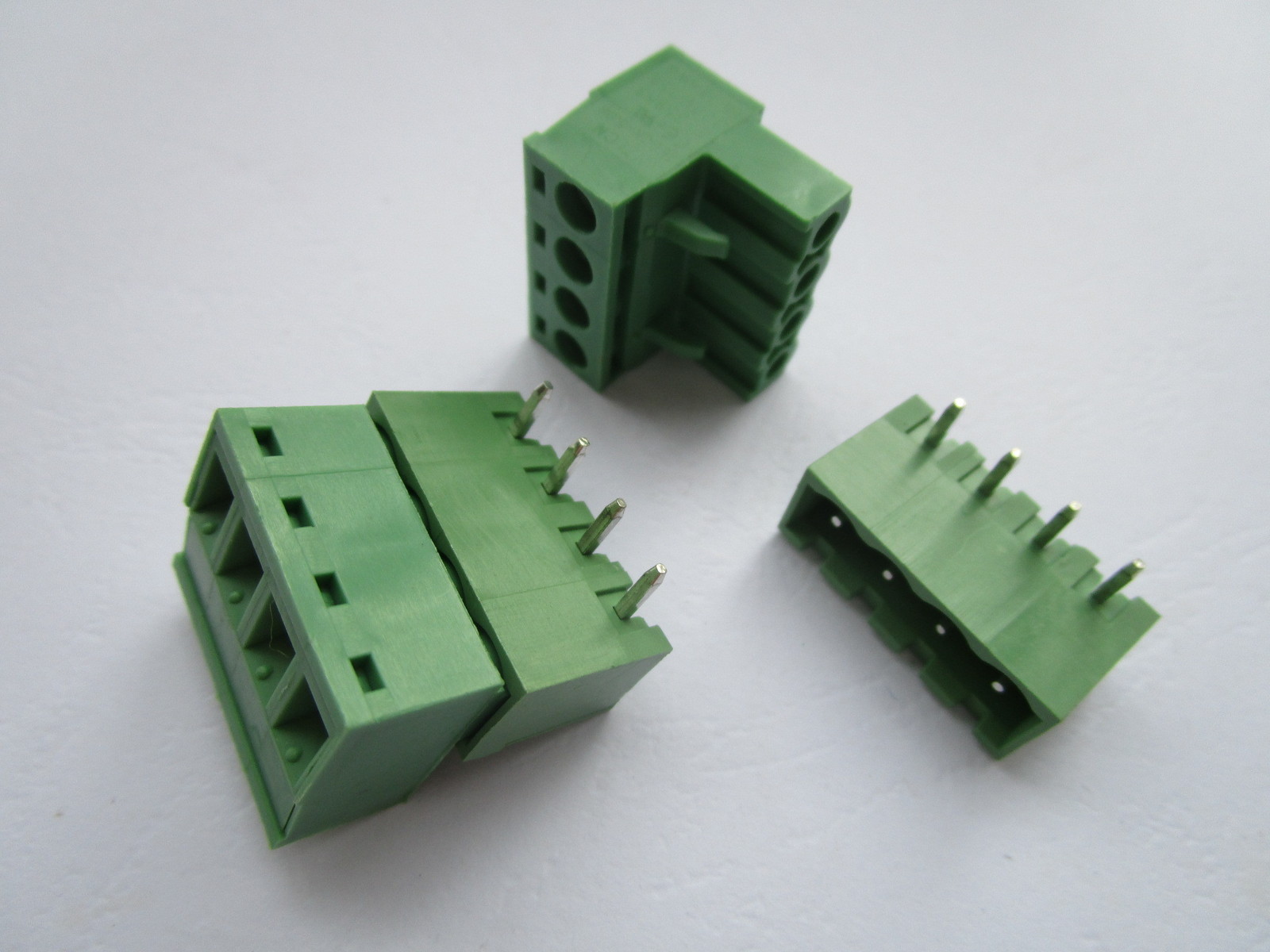 10 pcs Close Angle 4pin 5.08mm Screw Terminal Block Connector Pluggbale Type