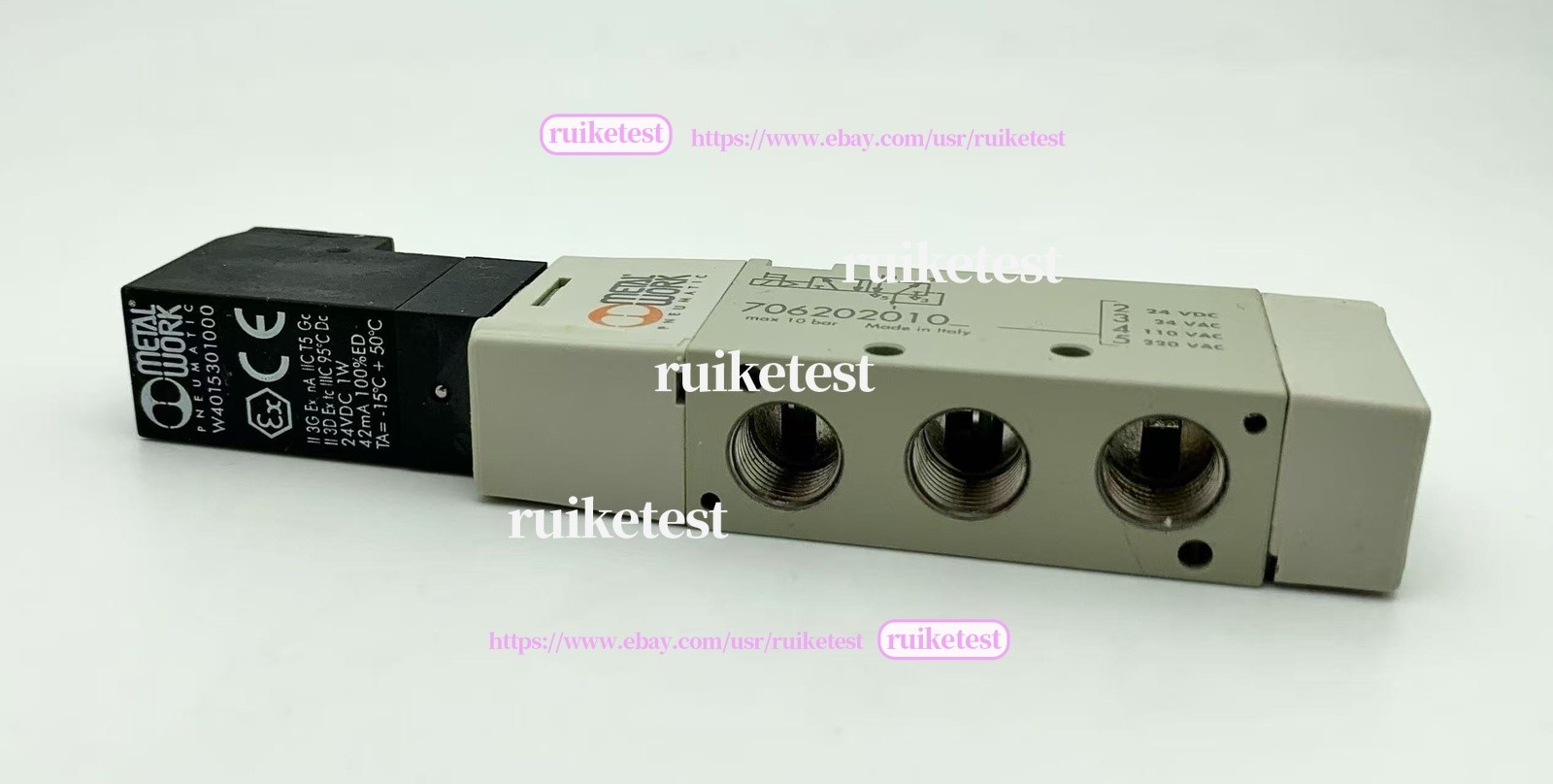 1pc Italian METAL WORK solenoid valve 706202010 24VDC