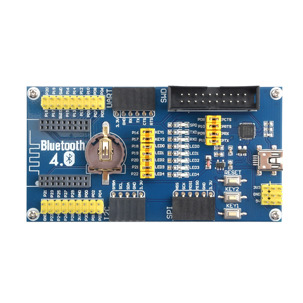 BLE400 Mother Board for nRF51822 BLE4.0 Bluetooth 2.4G Wireless Module Expansion