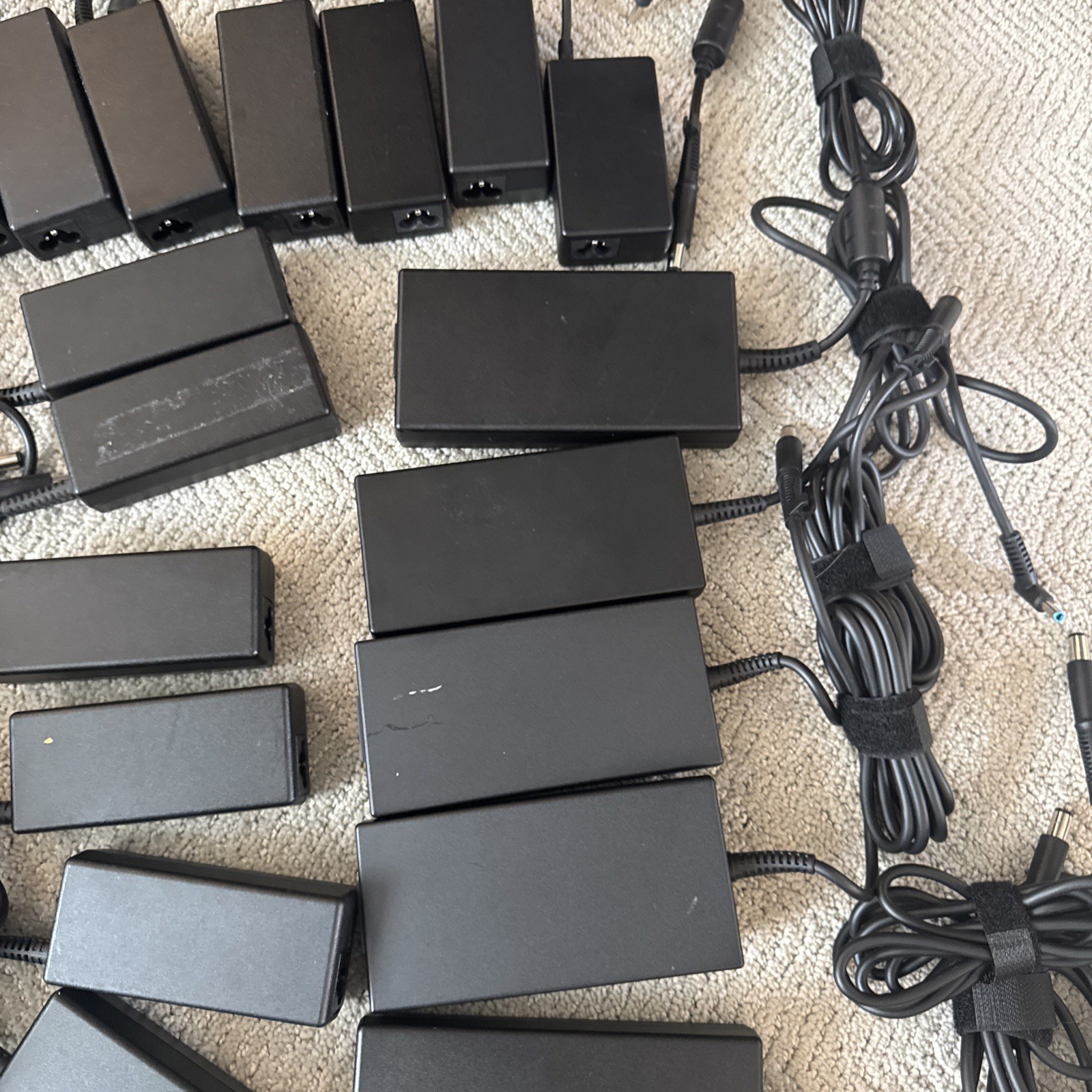 Lot of 39 HP AC Adapters. Multiple Models. Some Used Some New. Listing Untested