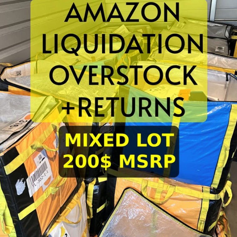 Amazon Overstock Boxes $350+ or $200 Wholesale Liquidation Overstock & Returns