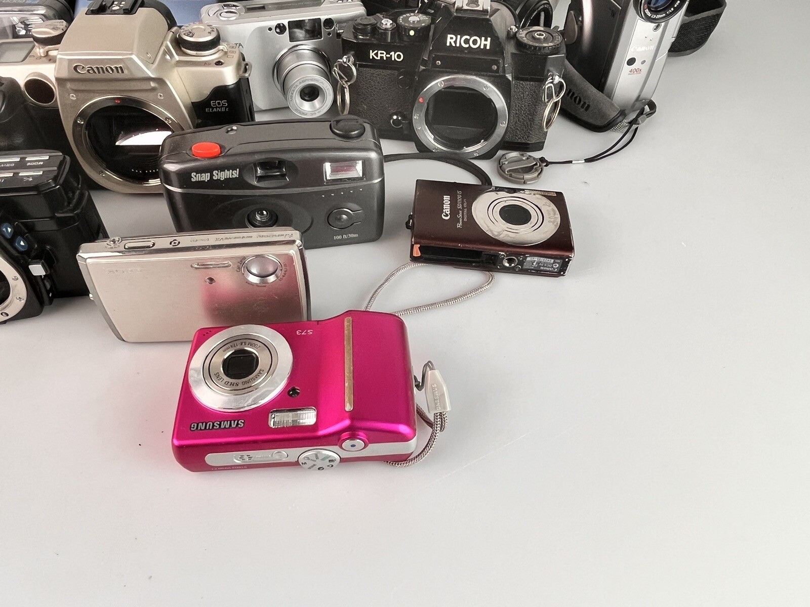 Lot Of Vintage Cameras, Lenses For Parts Or Repair