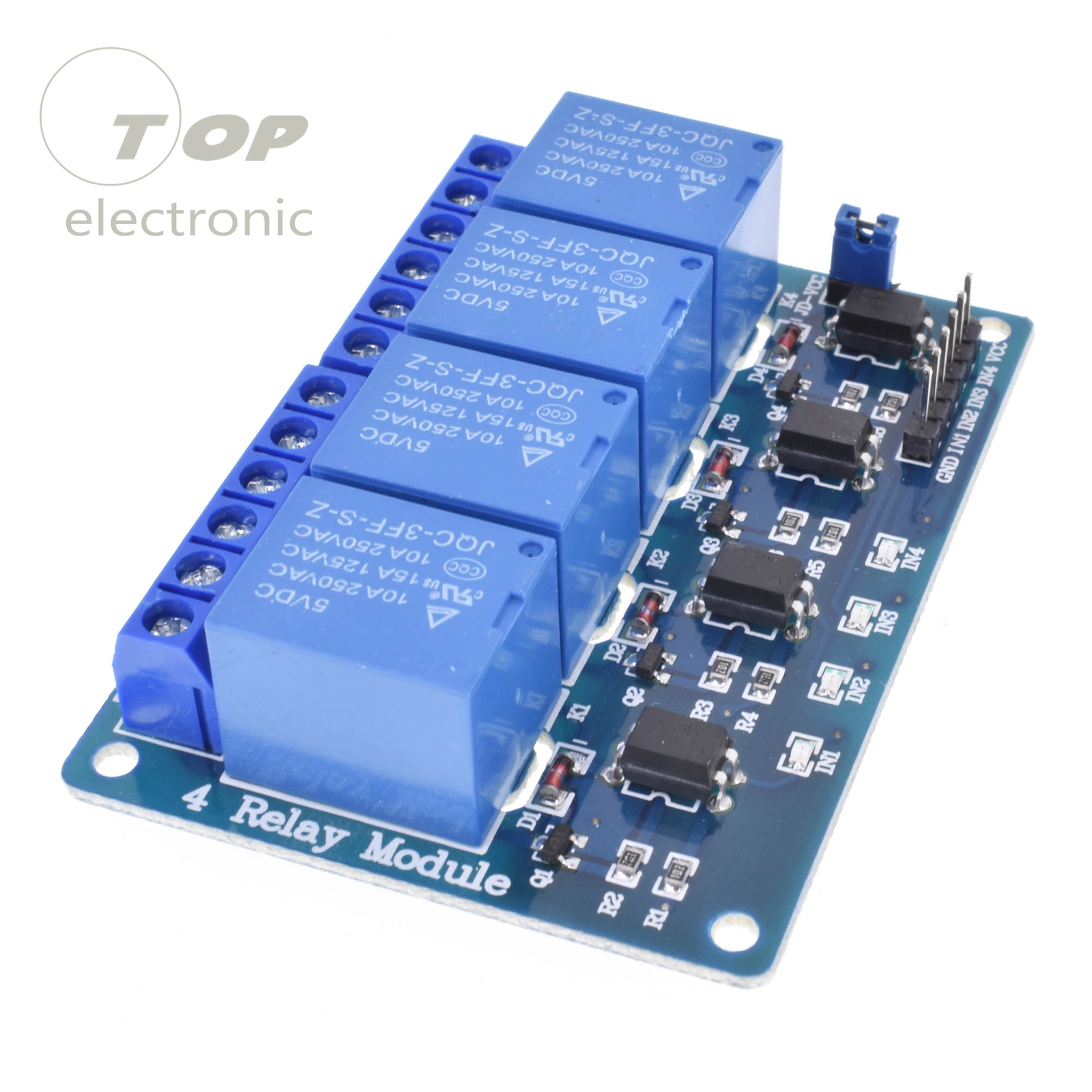 5V Four 4 Channel Relay Module With optocoupler For PIC AVR DSP ARM Arduino