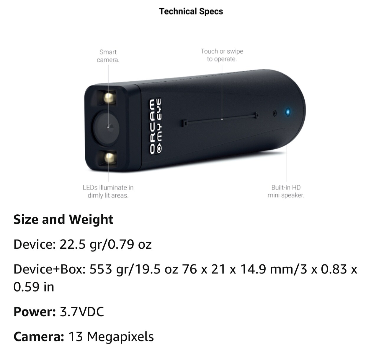 electronics submit device for Visually impaired are low vision