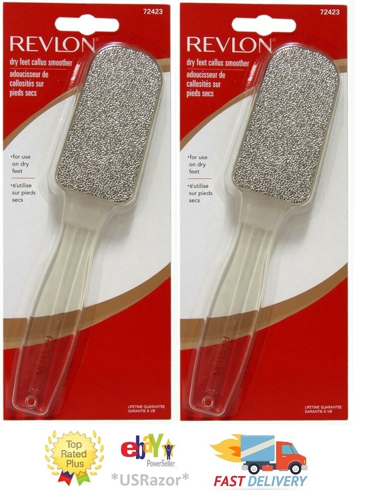 REVLON DRY FEET CALLUS SMOOTHER PEDICURE HEAVY DUTY 72423 ROBUST NEW AND SEALED