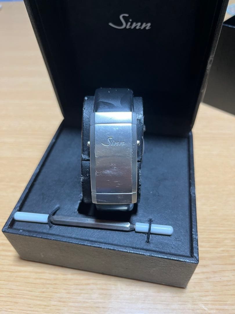 Sinn Watch U2 Analog Black Dial Stainless Steel Men’s Wristwatch w/Box, Warranty