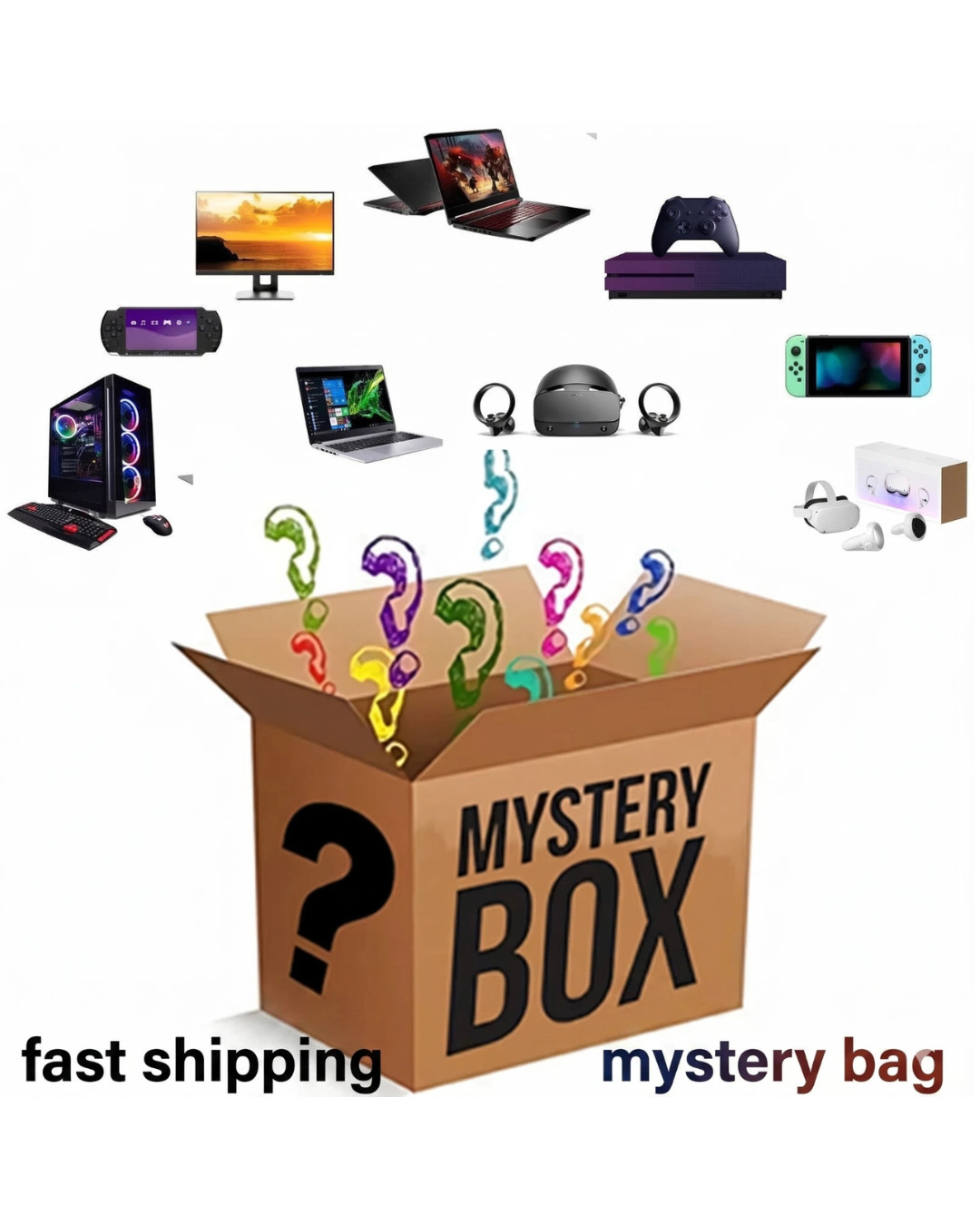 Mystery Box Mixed Lot Electronics Home Goods Daily Essentials Surprise AMAZON