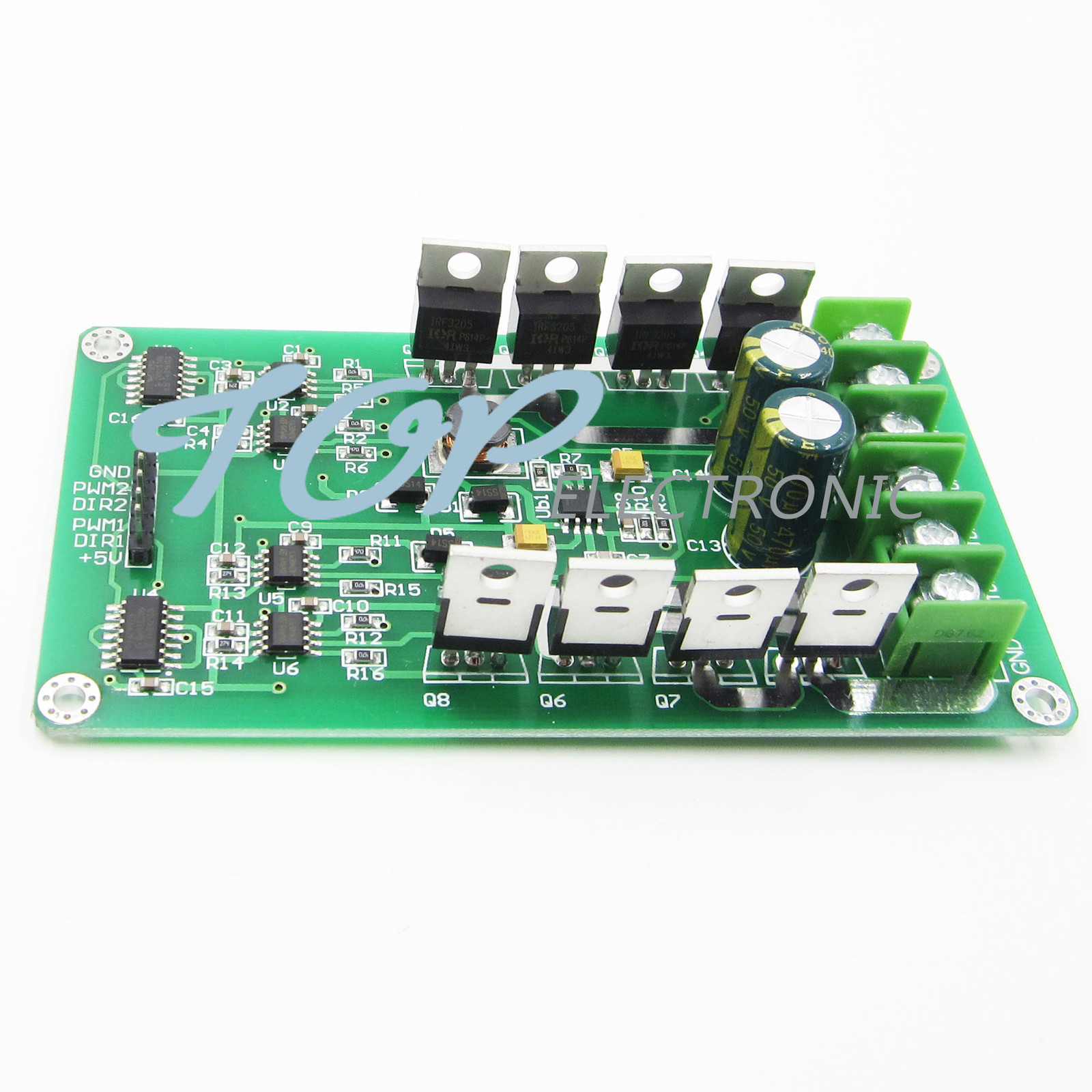 Dual 3v-36V 15A H-Bridge DC Motor Driver 30A for Robot / Car Arduino fit