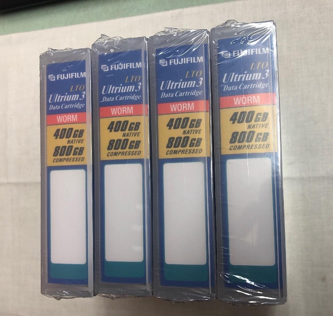 LOT OF 4 NEW SEALED Fujifilm LTO Ultrium 3 Data Cartridge 400GB 800GB