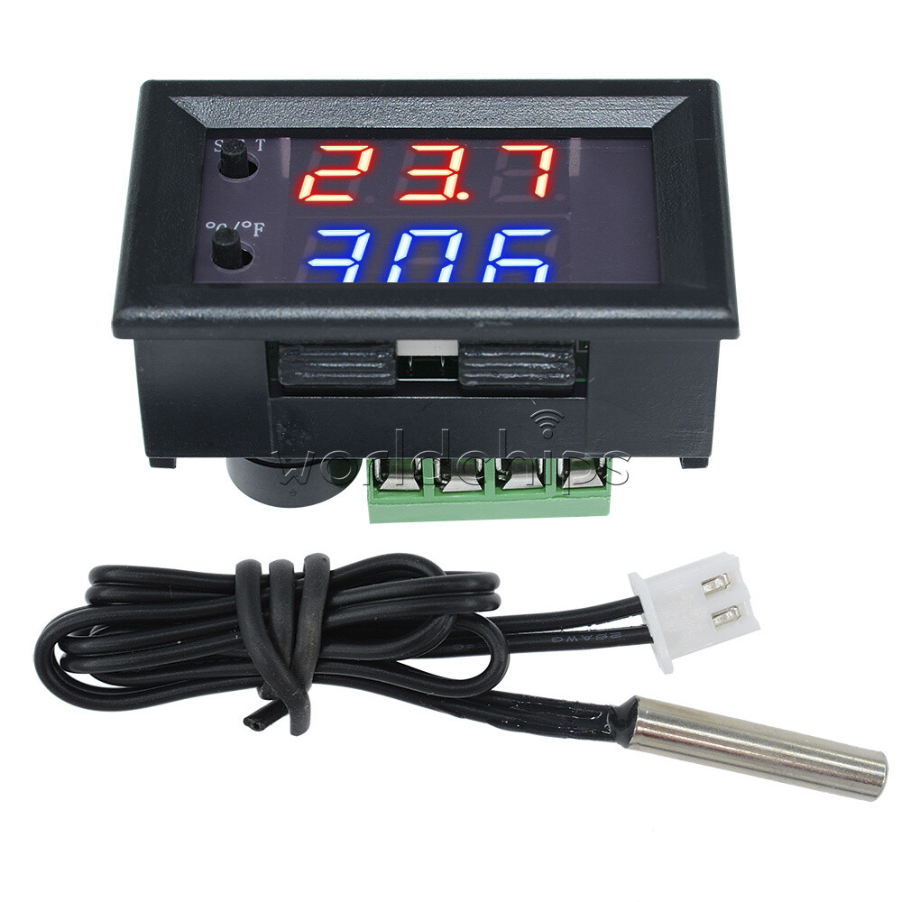 W1209WK DC12V Digital LED Thermostat Temperature Control NTC Sensor