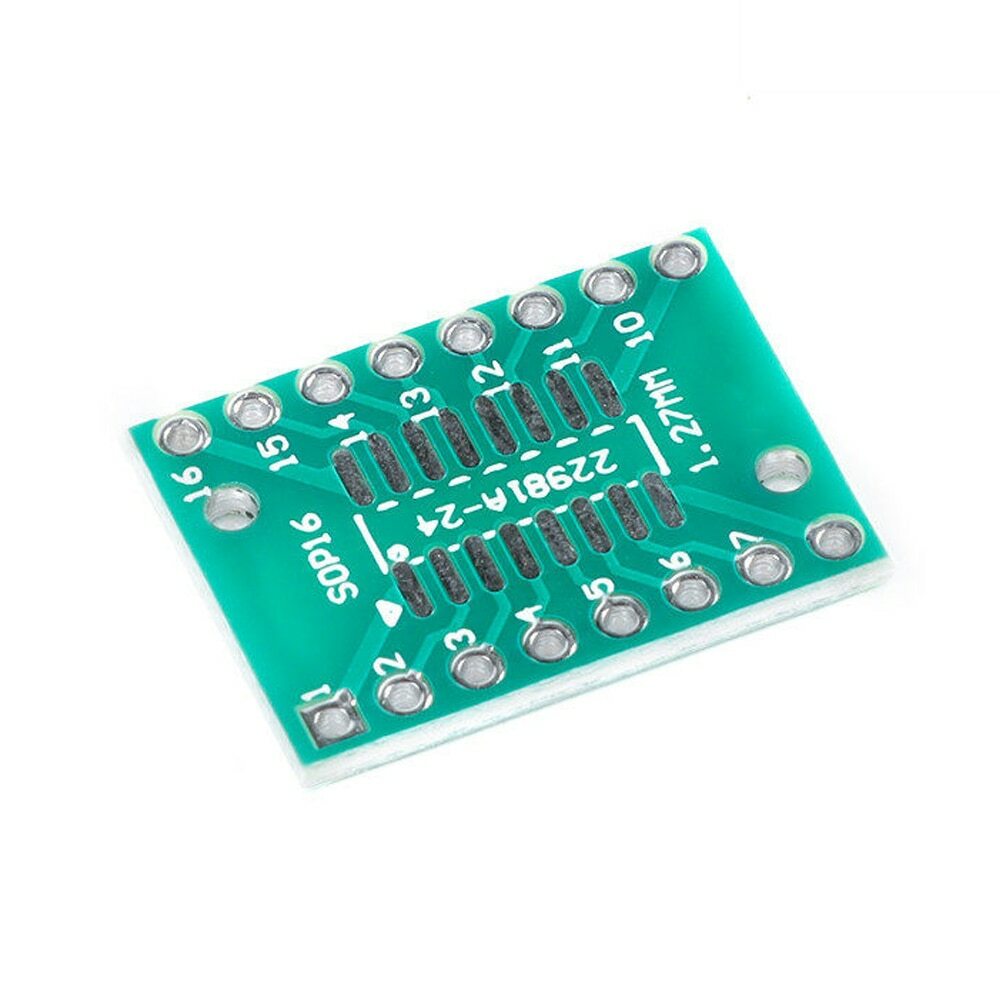 5pc SOP16 SSOP16 TSSOP16 to DIP16 0.65/1.27/ 2.54MM Pitch Adapter Plate PCB new